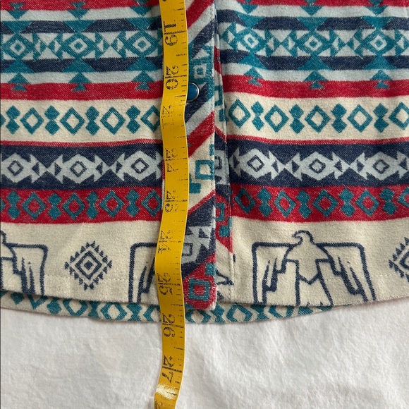 OUTBACK TRADING CO Lorelei Southwesters Thunderbird Print Performance Shirt S/M - Picture 10 of 11